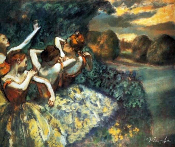 Cuatro bailarines – Edgar Degas Edgar Degas 2025-05-30