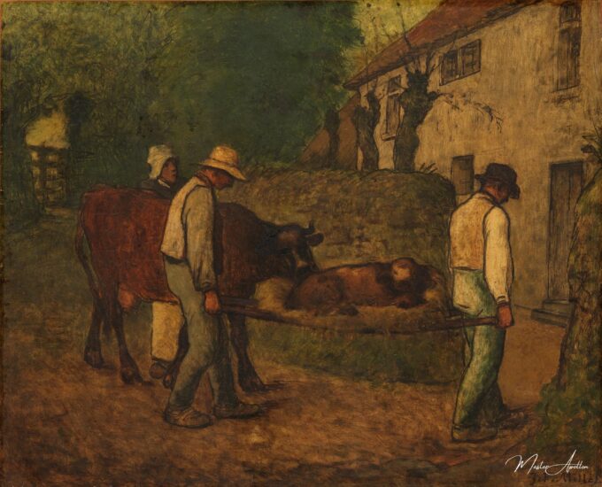 Llevar a casa el ternero nacido en los campos – Jean-François Millet Jean-François Millet 2025-03-24