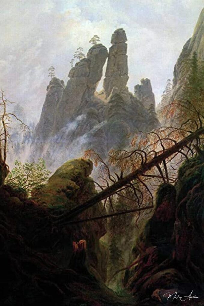 Ravin en la montaña Elbsandsteing – Caspar David Friedrich Caspar David Friedrich 2025-05-22 2