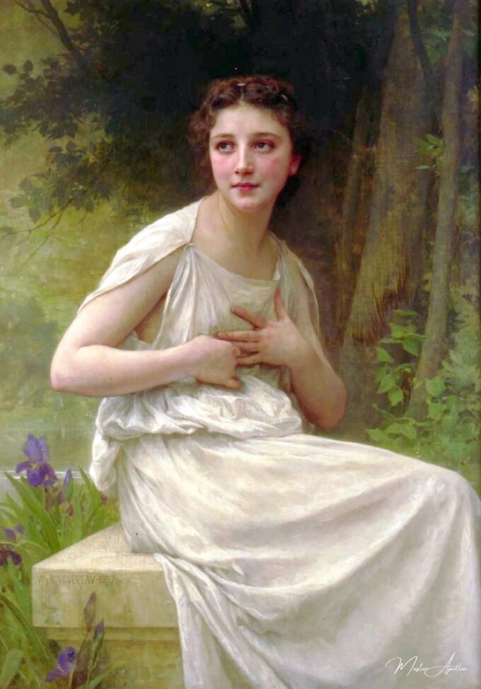 Reflexión de William Bouguereau William Bouguereau 2025-05-16