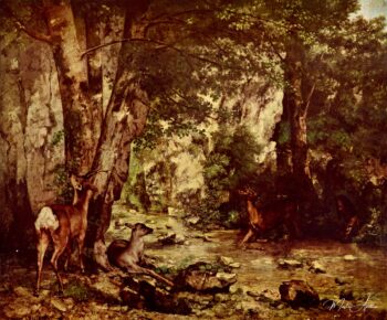 Remisión de ciervos al arroyo de placer fuente – Gustave Courbet Gustave Courbet 2025-05-15