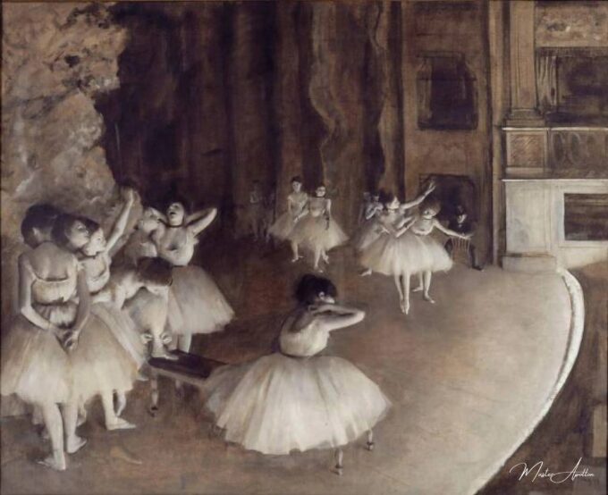 Repetición de un ballet en el escenario – Edgar Degas Edgar Degas 2025-05-30