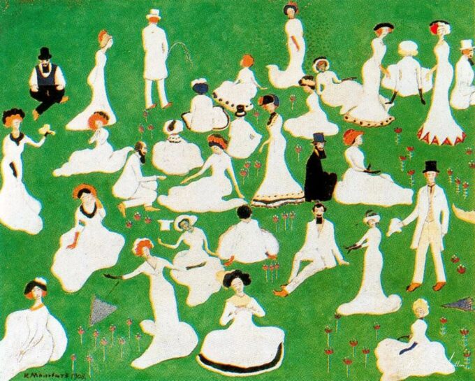 Descansando. Sociedad en Sombreros de Copa – Kazimir Malevich Kazimir Malevich 2025-04-17