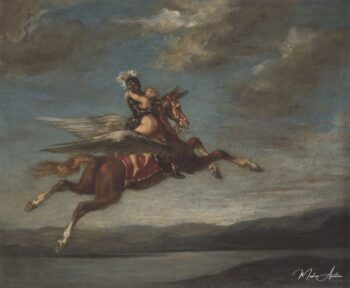 Roger levantando a Angélique sobre el hipogrifo – Eugène Delacroix Eugène Delacroix 2025-05-13