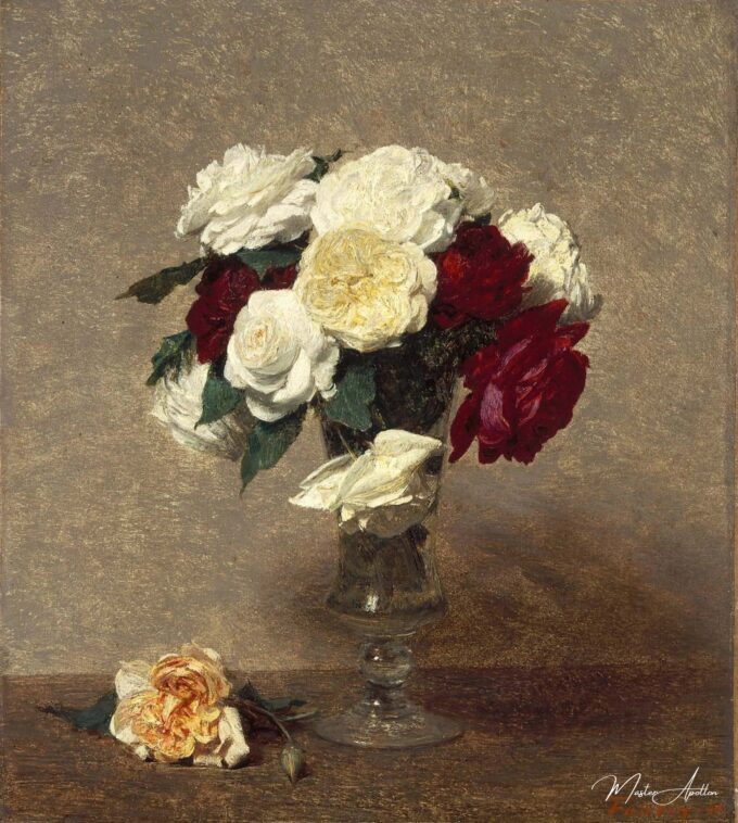 Rosas en un jarrón de vidrio, 1987 – Henri Fantin-Latour Henri Fantin-Latour 2025-05-01