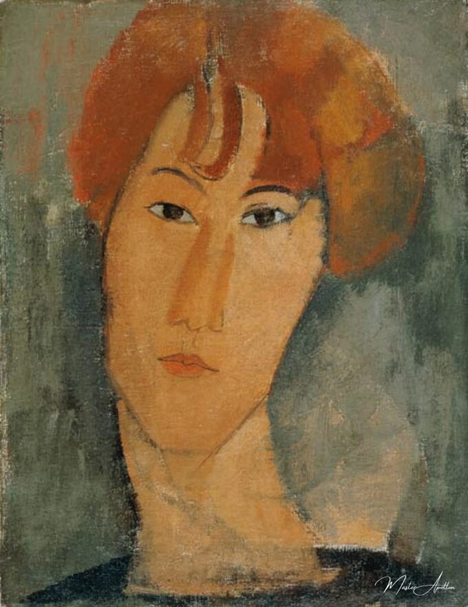 Pelirroja joven con la colmena de cuello – Amedeo Modigliani Amedeo Modigliani 2025-04-26 2