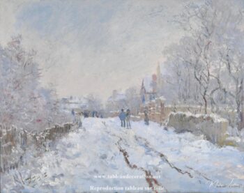 Rue bajo la nieve, Argenteuil – Cuadro nieve Monet Claude Monet 2025-05-13