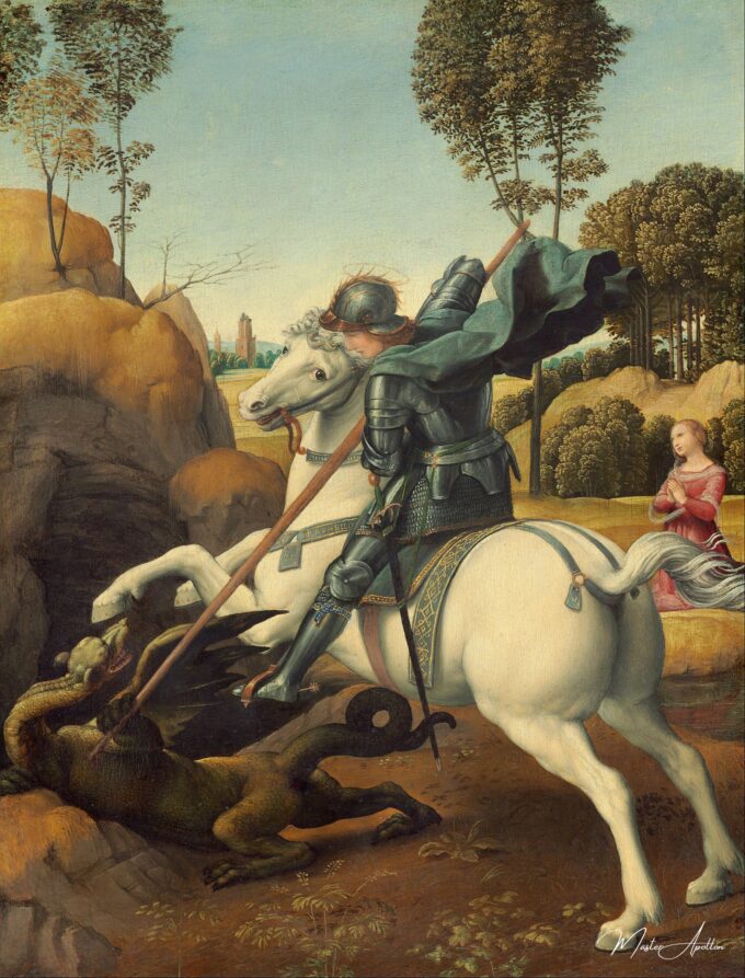 San Jorge y el dragón – Raphaël (pintor) Rafael Sanzio 2025-05-20