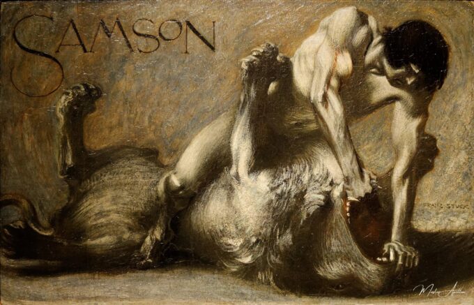 Samson. La lucha con el león – Franz Von Stuck Franz von Stuck 2025-03-15