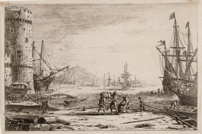 Puerto con una gran torre – Claude Lorrain Claude Lorrain 2025-05-20