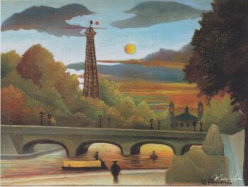 Seine y Torre Eiffel al atardecer – Henri Rousseau Henri Rousseau 2025-05-15