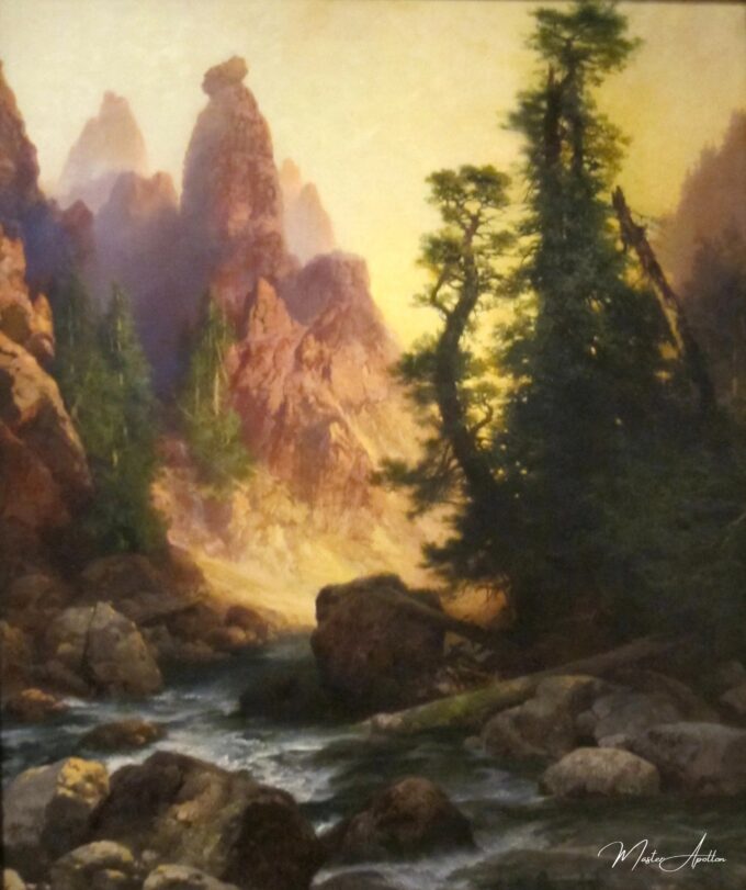 Bajo las torres de Tower Falls, Yellowstone – Thomas Moran Thomas Moran 2025-05-03