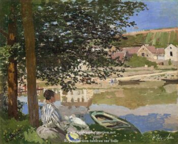 A la orilla del Sena en Bennecourt – Cuadro de Monet Claude Monet 2025-04-17