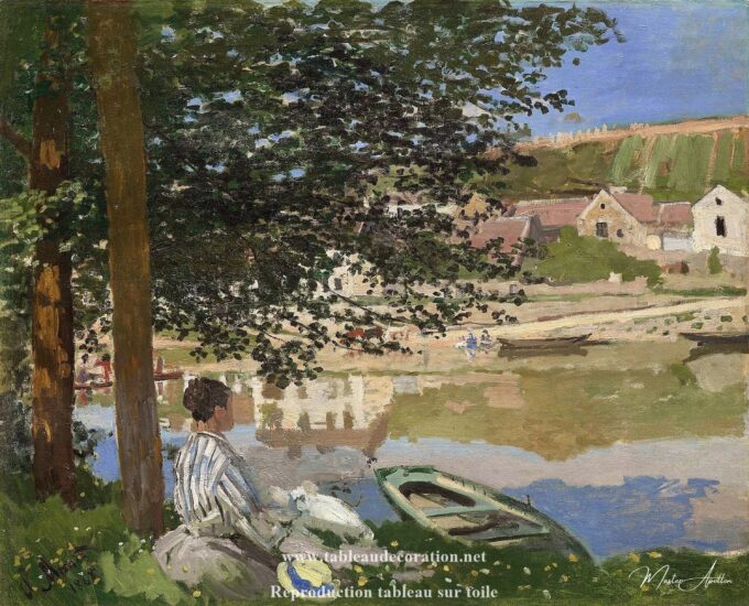 A la orilla del Sena en Bennecourt – Cuadro de Monet Claude Monet 2025-03-23 2