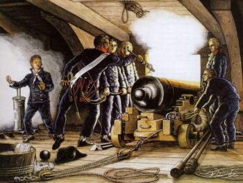 Tiro de un cañón de 18 libras – Louis Philippe Crepin Louis-Philippe Crépin 2025-05-15