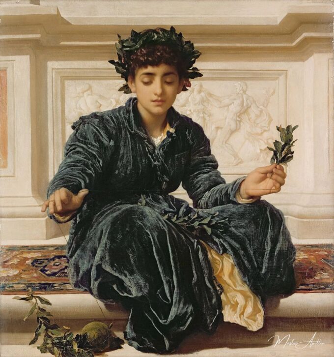 Tejiendo la corona – Frederic Leighton Frederic Leighton 2025-05-20