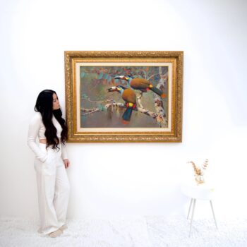 Tucán de las Montañas | 60 x 90 cm Pintura Original en Venta 2025-05-14