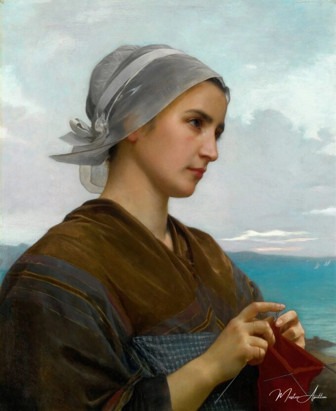 Tricoteuse Bretona – William Bouguereau William Bouguereau 2025-03-21 2