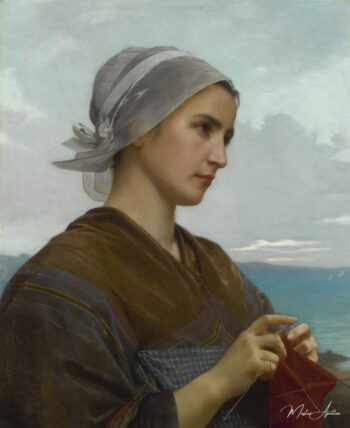 Tricoteuse bretona – William Bouguereau William Bouguereau 2025-05-14