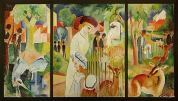 Triptico: Gran jardín zoológico – August Macke August Macke 2025-05-14