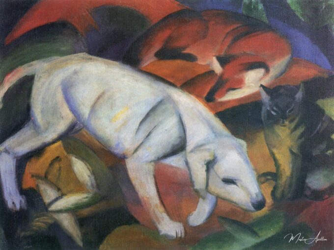 Tres animales (perro, zorro y gato) – Franz Marc Franz Marc 2025-05-15 2