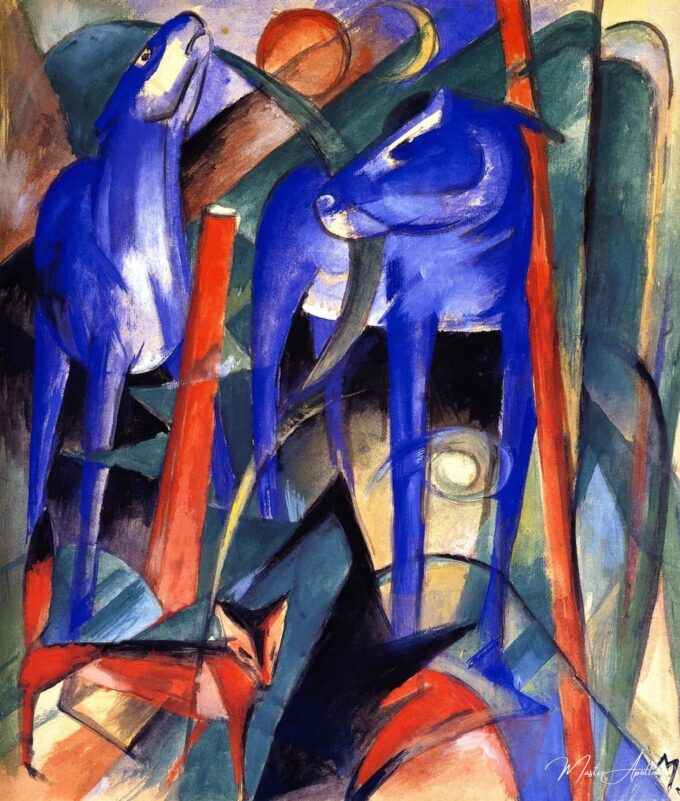 Tres animales fabulosos – Franz Marc Franz Marc 2025-05-18