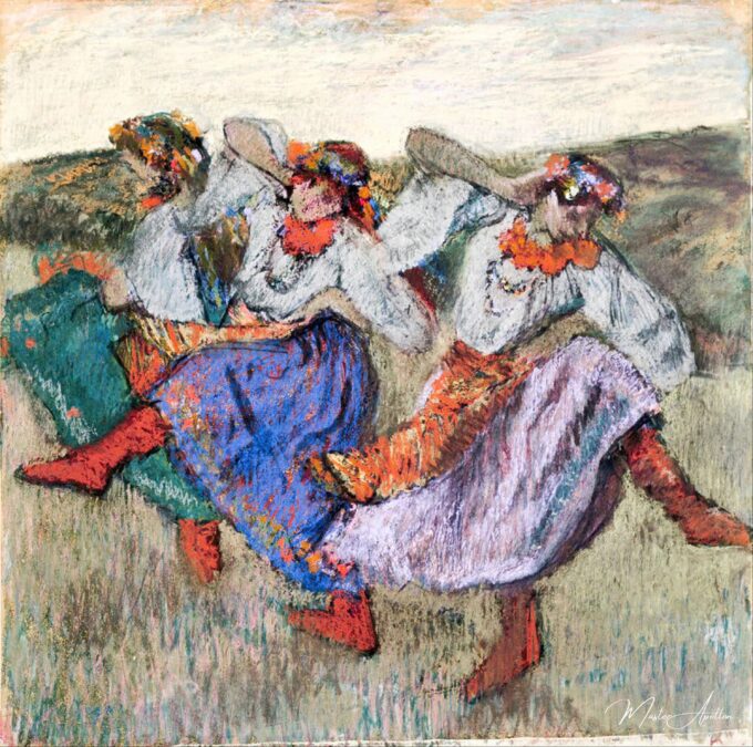 Tres bailarines rusos – Edgar Degas Edgar Degas 2025-05-30
