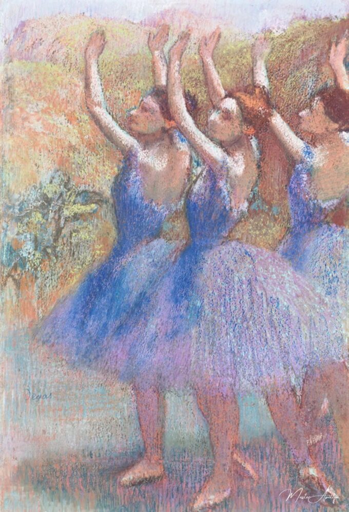 Tres bailarinas en azul – Edgar Degas Edgar Degas 2025-05-01 2