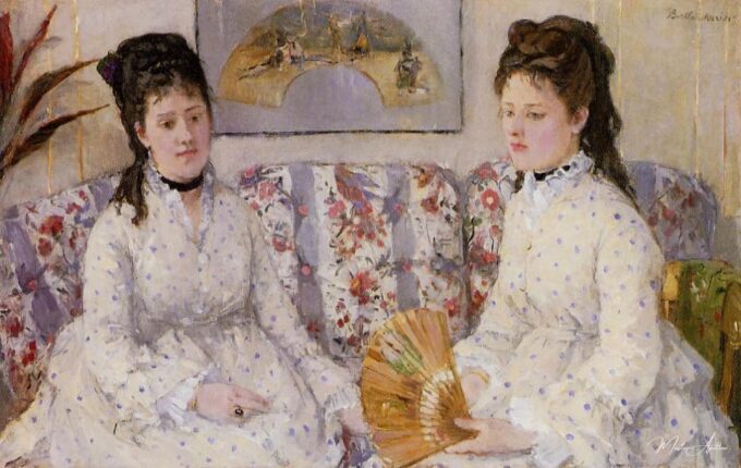 Dos hermanas en un sofá – Berthe Morisot Berthe Morisot 2025-05-01