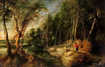Un pastor con su rebaño en un paisaje boscoso, c.1615-22 – Peter Paul Rubens Peter Paul Rubens 2025-05-14