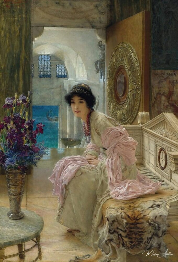 Un egipcio en el umbral de una puerta – Lawrence Alma-Tadema Lawrence Alma-Tadema 2025-03-17 3