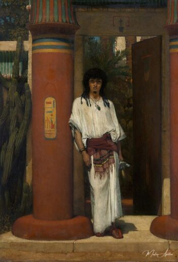 Un egipcio en el umbral de una puerta – Lawrence Alma-Tadema Lawrence Alma-Tadema 2025-05-14 2