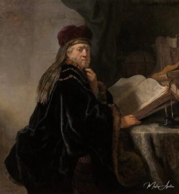 Un erudito sentado en un escritorio – Rembrandt van Rijn Rembrandt van Rijn 2025-05-14