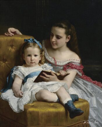 Un retrato de Eva y Frances Johnston – William Bouguereau William Bouguereau 2025-05-14