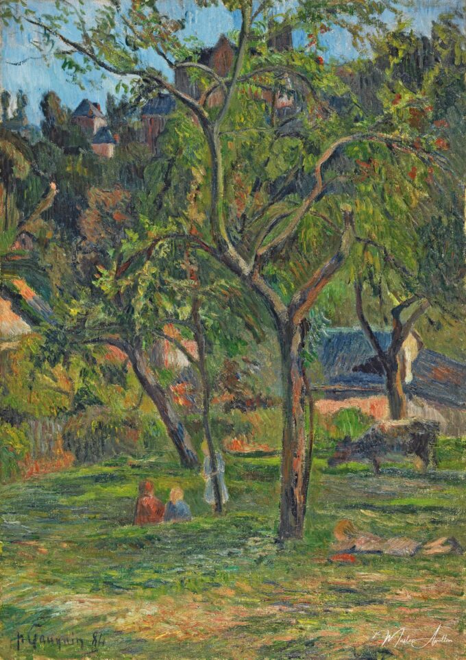 Un huerto bajo la iglesia de Bihorel – Paul Gauguin Paul Gauguin 2025-05-14 2