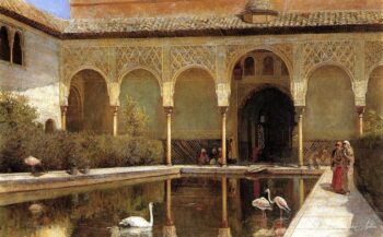 Una corte en la Alhambra en tiempos de los moros – Edwin Lord Weeks Edwin Lord Weeks 2025-05-14