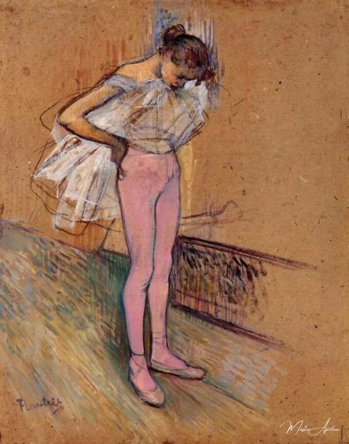 Una bailarina ajustando su justaucorps – Toulouse Lautrec Henri de Toulouse-Lautrec 2025-03-15 2