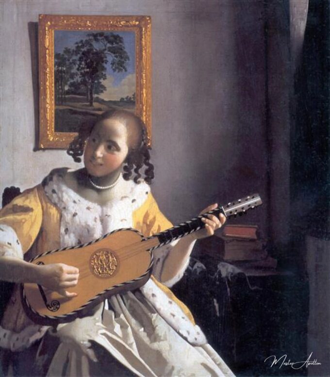 Una mujer tocando la guitarra – Johannes Vermeer Johannes Vermeer 2025-05-19