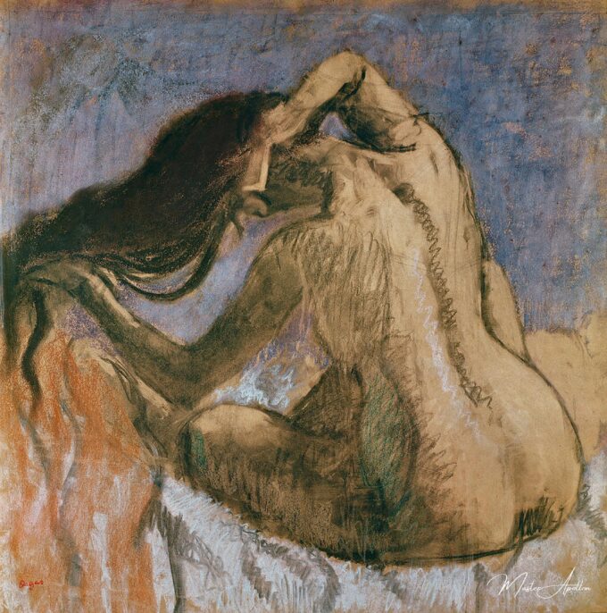 Una mujer peinándose el cabello – Edgar Degas Edgar Degas 2025-03-15 2