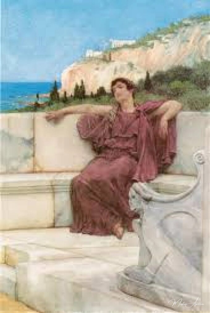 Una figura femenina en reposo – Lawrence Alma-Tadema Lawrence Alma-Tadema 2025-05-13 2