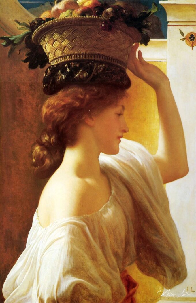 Una niña con una cesta de frutas – Frederic Leighton Frederic Leighton 2025-05-14 2