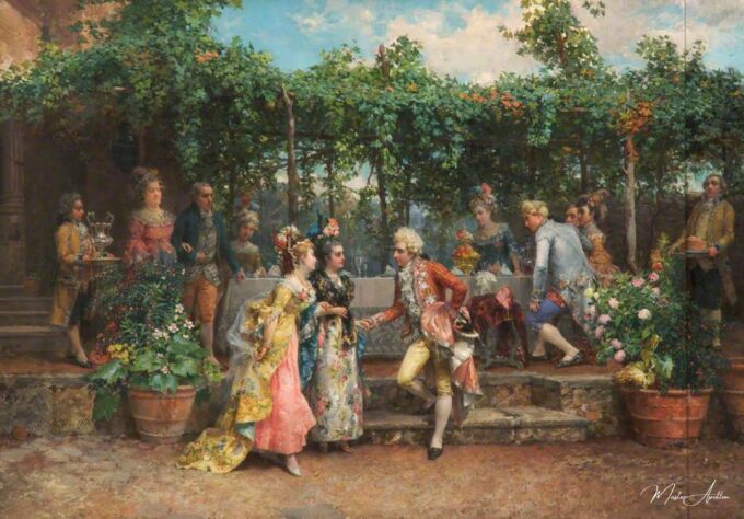 Una fiesta en el jardín – Cesare-Auguste Detti Cesare-Auguste Detti 2025-05-09