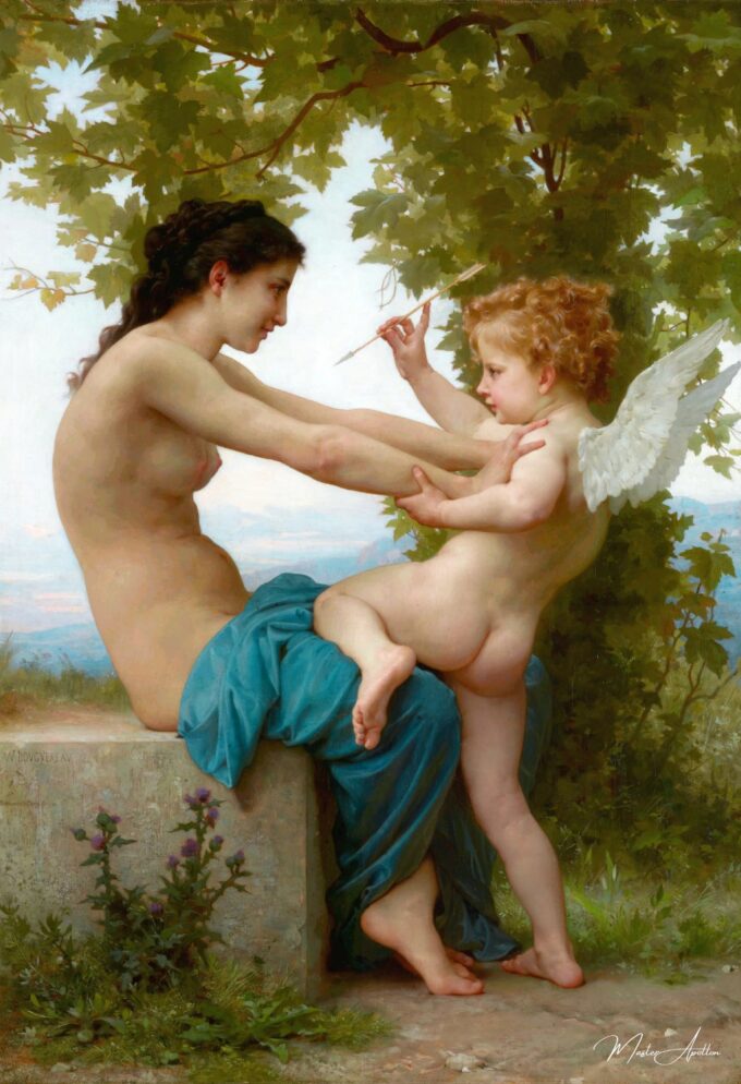 Una joven defendiendo contra Eros – William Bouguereau William Bouguereau 2025-05-15