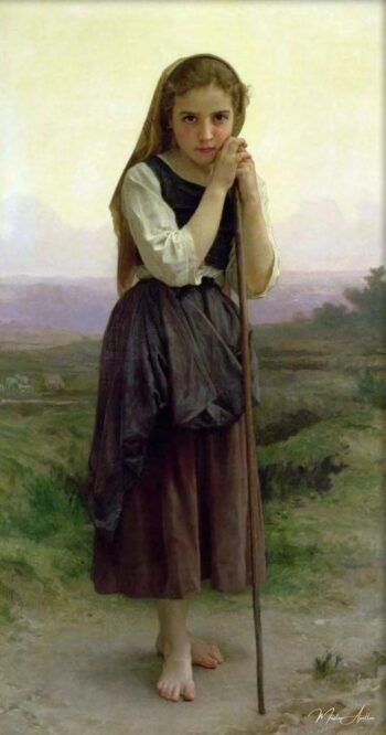 Una pequeña pastora – William Bouguereau William Bouguereau 2025-05-14