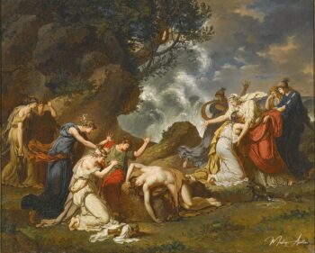 Una escena de la mitología clásica, quizás Céryx y Alcyone – Charles Meynier Charles Meynier 2025-05-14