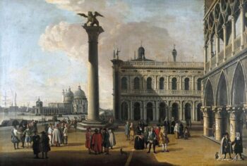 Una vista de la Piazzetta mirando hacia el oeste – Giovanni Antonio Canal Giovanni Antonio Canal 2025-05-14