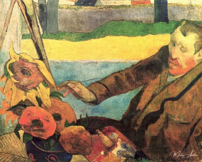 Van Gogh pintando girasoles – Paul Gauguin Paul Gauguin 2025-05-01 2