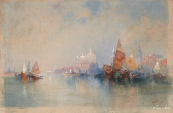 Venecia, la laguna en dirección a Santa Maria della Salute, 1894 – Thomas Moran Thomas Moran 2025-05-13