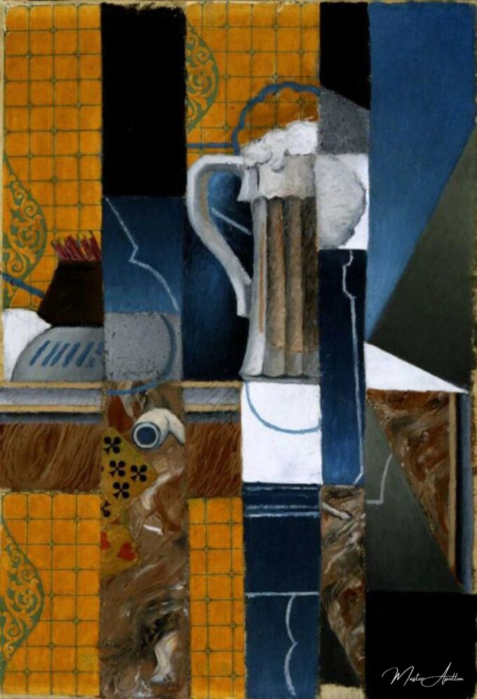 Vaso de cerveza y cartas de juego – Juan Gris Juan Gris 2025-04-17 2