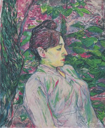 Verts (mujer sentada en un jardín) – Toulouse Lautrec Henri de Toulouse-Lautrec 2025-05-13
